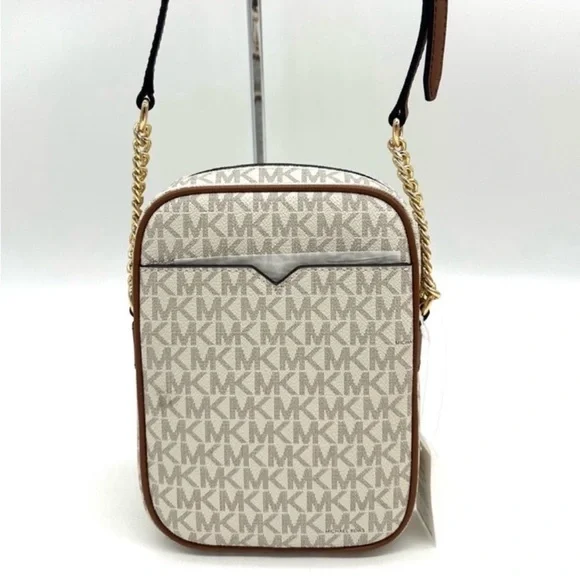 Michael Kors Medium NS Chain Xbody Bag Vanilla - Picture 5 of 10